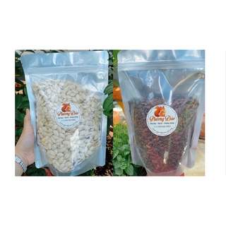 [Nowship] Combo 2 loại hạt dưa - hạt bí rang muối Duy ký loại 1