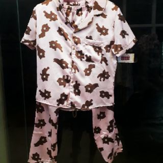 Bộ pijama lụa phi bóng