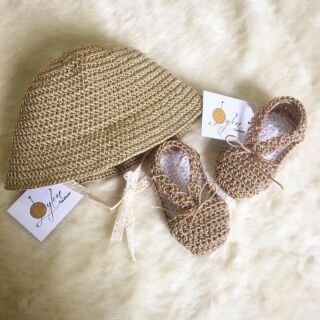 Mũ ajuma giày sợi thô kèm ảnh thật và clip