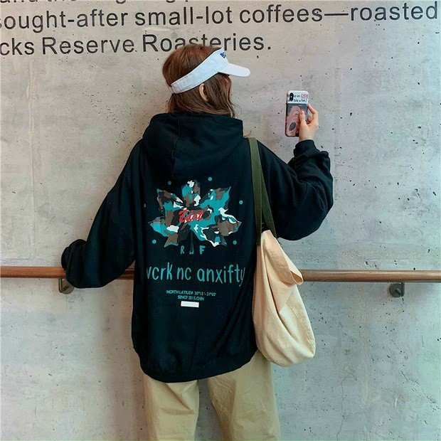 Áo Hoodie Chiếc Lá Kèm Chữ WCRK NC ANXIFTY SUMMERSWEATER.OFFICIAL | BigBuy360 - bigbuy360.vn