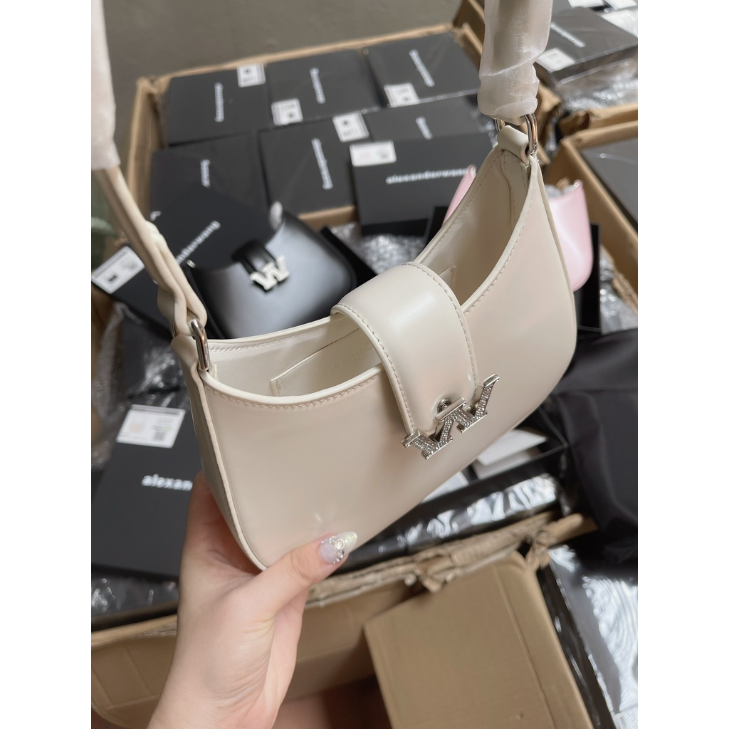 Túi cặp nách chữ W mã mới size 22cm kèm dây đeo chéo cực xinh