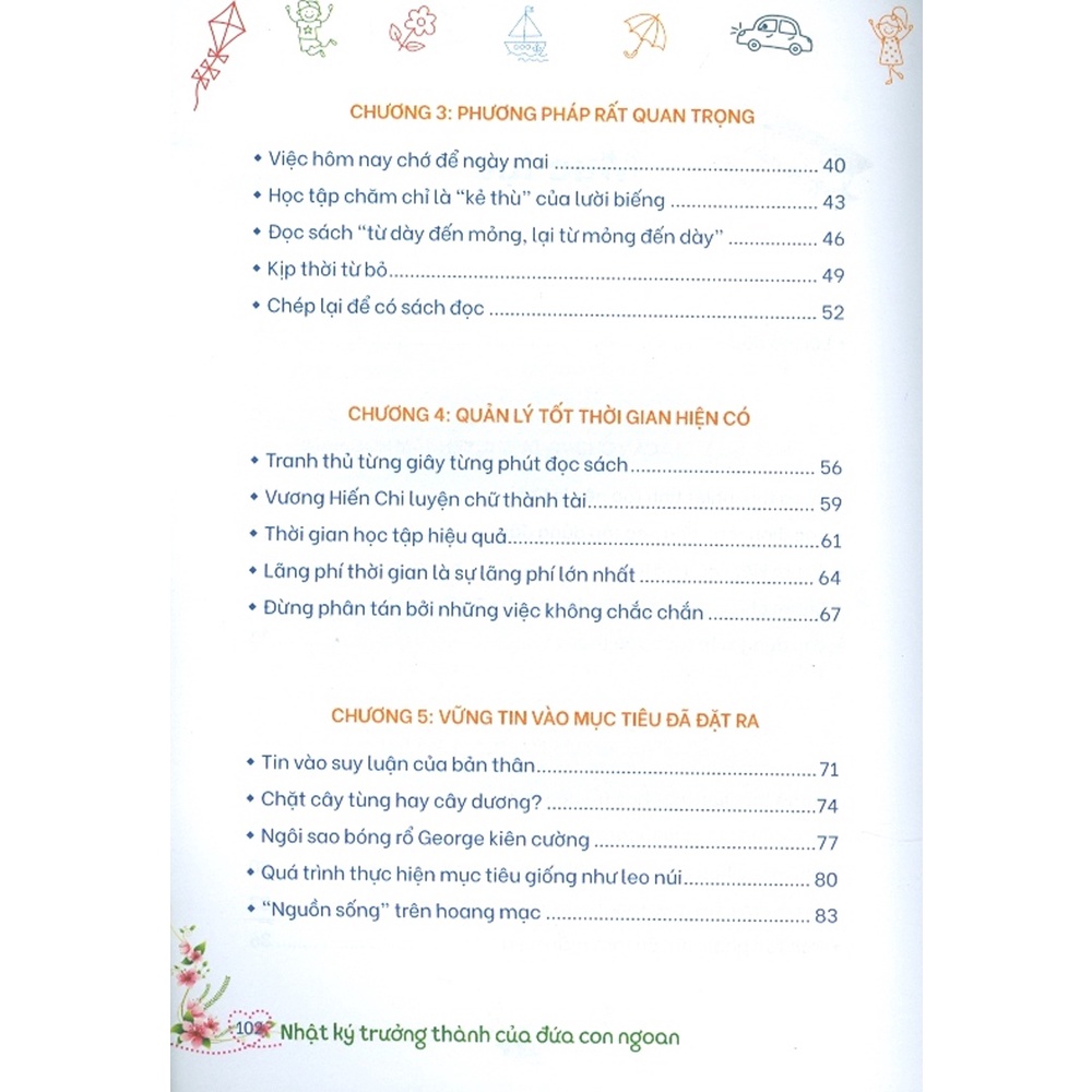Sách - Nhật Ký Trưởng Thành Của Đứa Con Ngoan - Đi Học Là Niềm Vui! (Kỹ Năng Sống Dành Cho Học Sinh)
