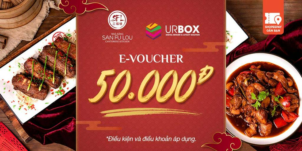 E-Voucher San Fu Lou trị giá 50.000đ