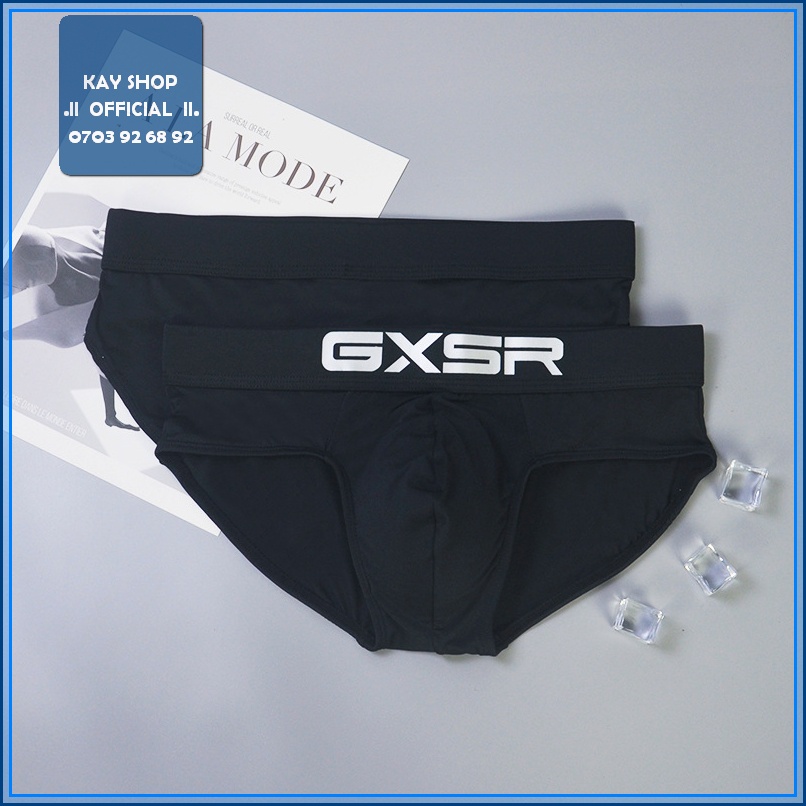 Quần lót nam tam giác thun lạnh GXSR ảnh feedback thực tế - Quần sịp nam đẹp gợi cảm
