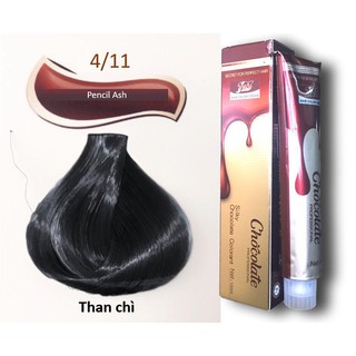 Thuốc nhuộm thời trang ăn bạc chocolate hương socola 123