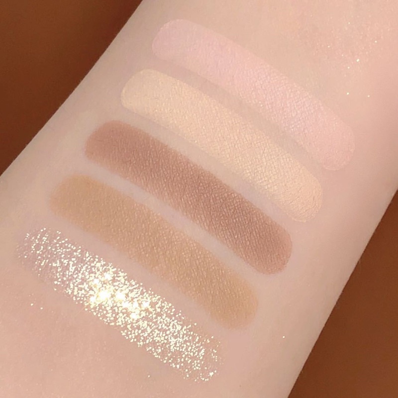 Bảng mắt tông nâu MUGELEEN 15 ô nhũ ánh bling bling nhẹ nhàng | BigBuy360 - bigbuy360.vn