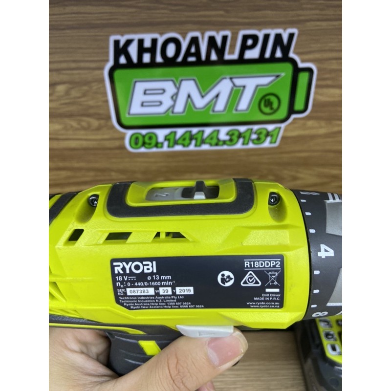 Thân Máy Khoan Pin 18V RYOBI  R18DDP2
