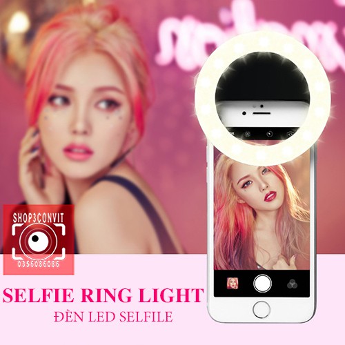 Đèn LED Selfie Trợ Sáng Chụp Hình