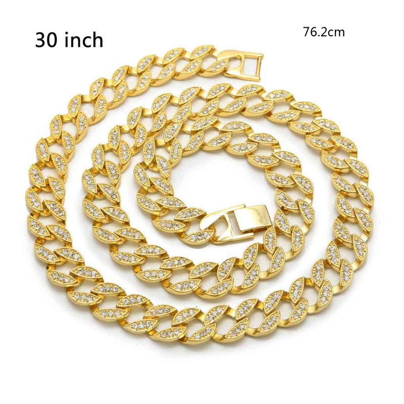 Vòng cổ Mạ VàNg ĐíNh Đá CZ Miami Cuba