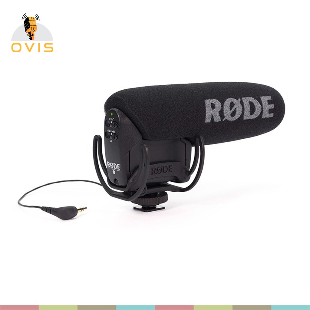 Rode Videomic Pro - Micro Shotgun Cho Máy Ảnh, Máy Quay, Siêu Nhẹ, Pin 70 Giờ Liên Tục