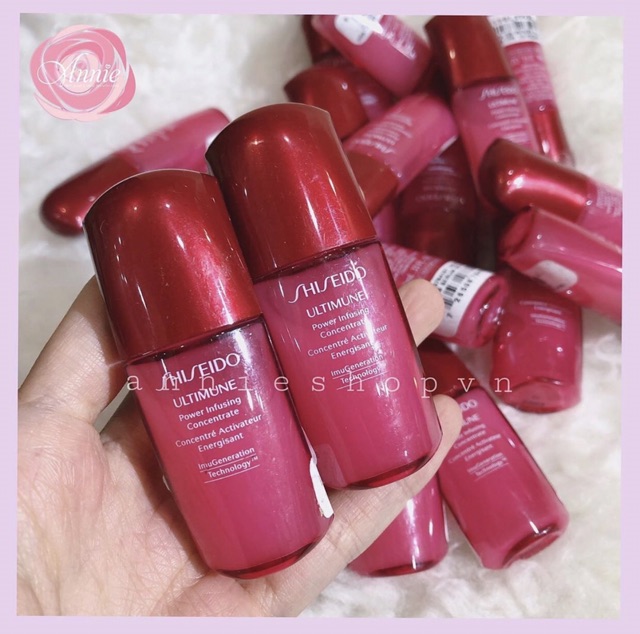 Serum phục hồi da Shiseido Ultimune Powder Infusing Concentrate mini 10ml