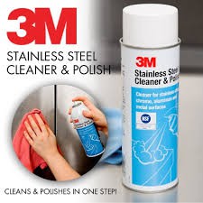 Dung dịch tẩy và làm sạch đánh bóng Inox 3M Stainless Steel Cleaner & Polish 126080 600g