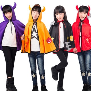 Áo choàng trẻ em Halloween có sừng