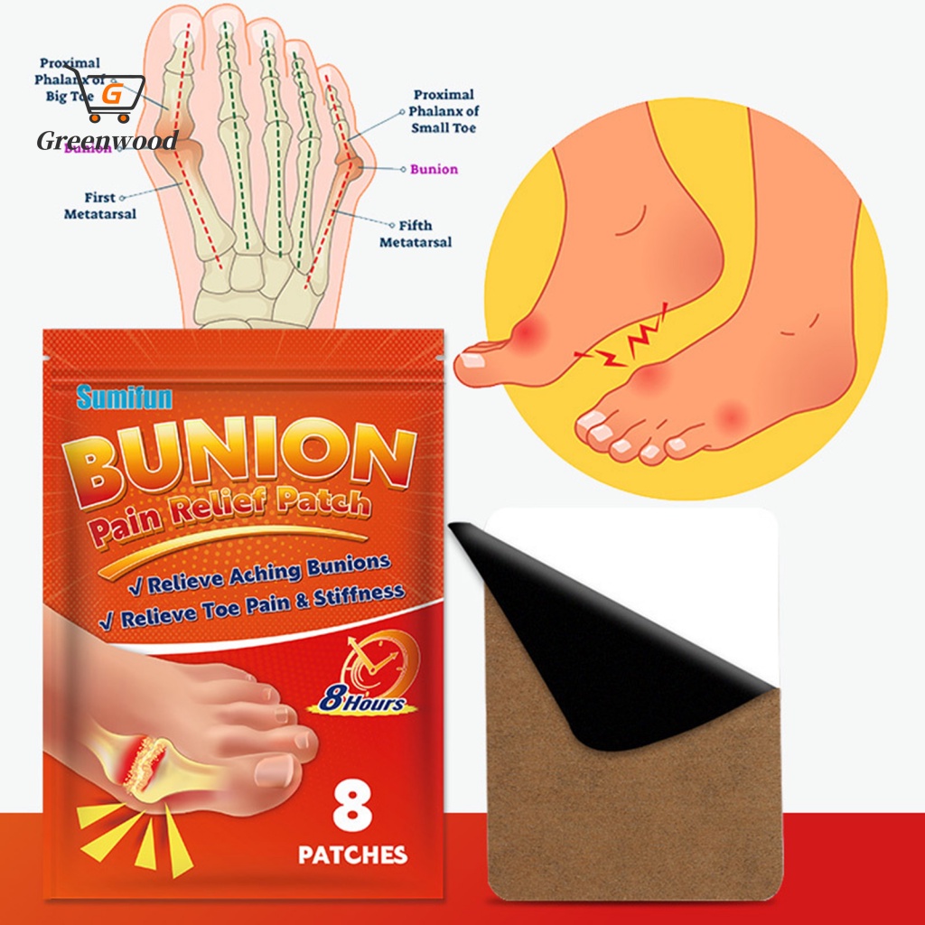 Miếng Dán Mềm Giảm Đau Khớp Ngón Chân Dành Cho Người Lớn