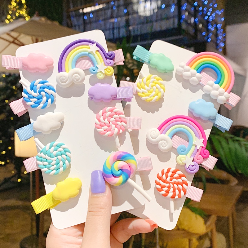 Kẹp Tóc Thiết Kế Mới Thời Trang Theo Phong Cách Hàn Quốc Cho Bé