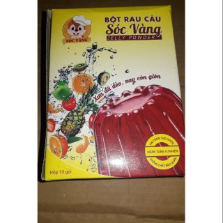 Bột rau câu dẻo sóc vàng 1 hộp