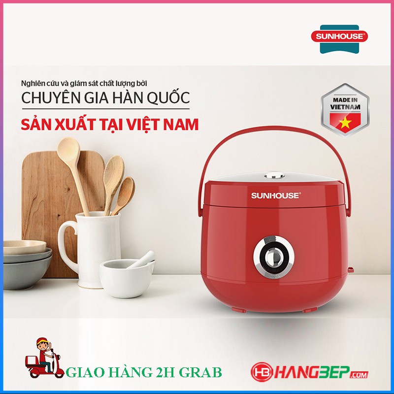 Nồi cơm nắp gài Sunhouse Mama 1.8 lít SHD8606