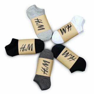 Set 5 đôi tất nam cổ ngắn HM