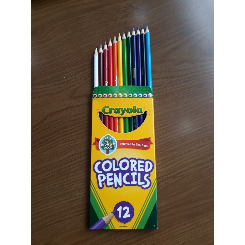Hộp 12 cây chì màu Crayola Colored Pencils