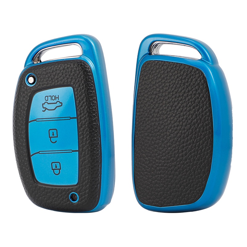 Bao Da Bảo Vệ Chìa Khóa Xe Hyundai Elantra HB20 I10 I20 I30 IX25 IX35 IX45 TUCSON