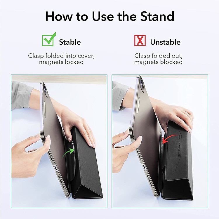 Bao Da Dành Cho iPad Mini 6 ESR Ascend Trifold Hard Case - Hàng Nhập Khẩu.