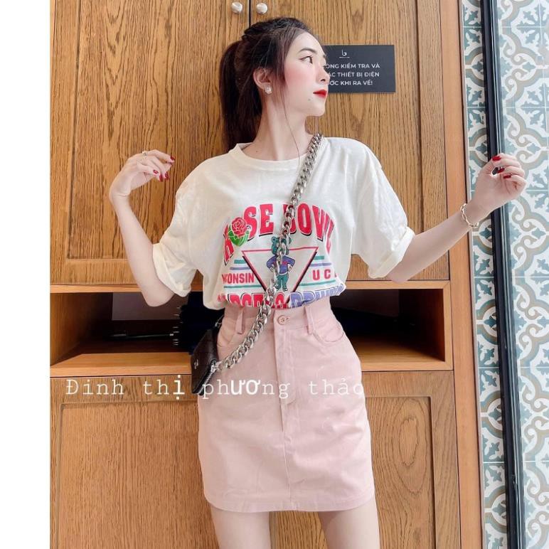 Set đồ nữ cá tính, set váy ngắn áo thun đi chơi sang chảnh mùa hè đẹp 8A00119 THVVN | BigBuy360 - bigbuy360.vn