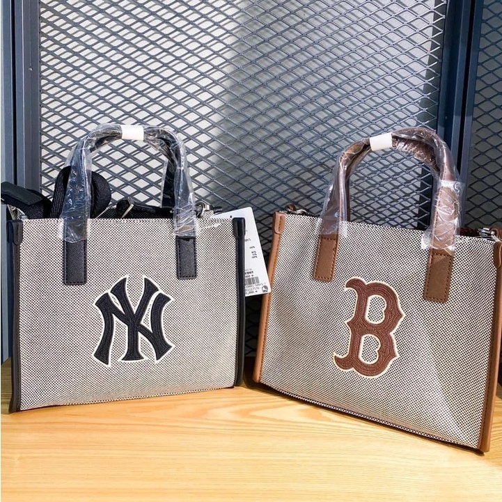 ✅ Túi Đeo Chéo MLB Basic Big Logo Canvas Small Tote Bag 3AORS062N-50BKS | HÀNG CÓ SẴN | MẪU MỚI NHẤT