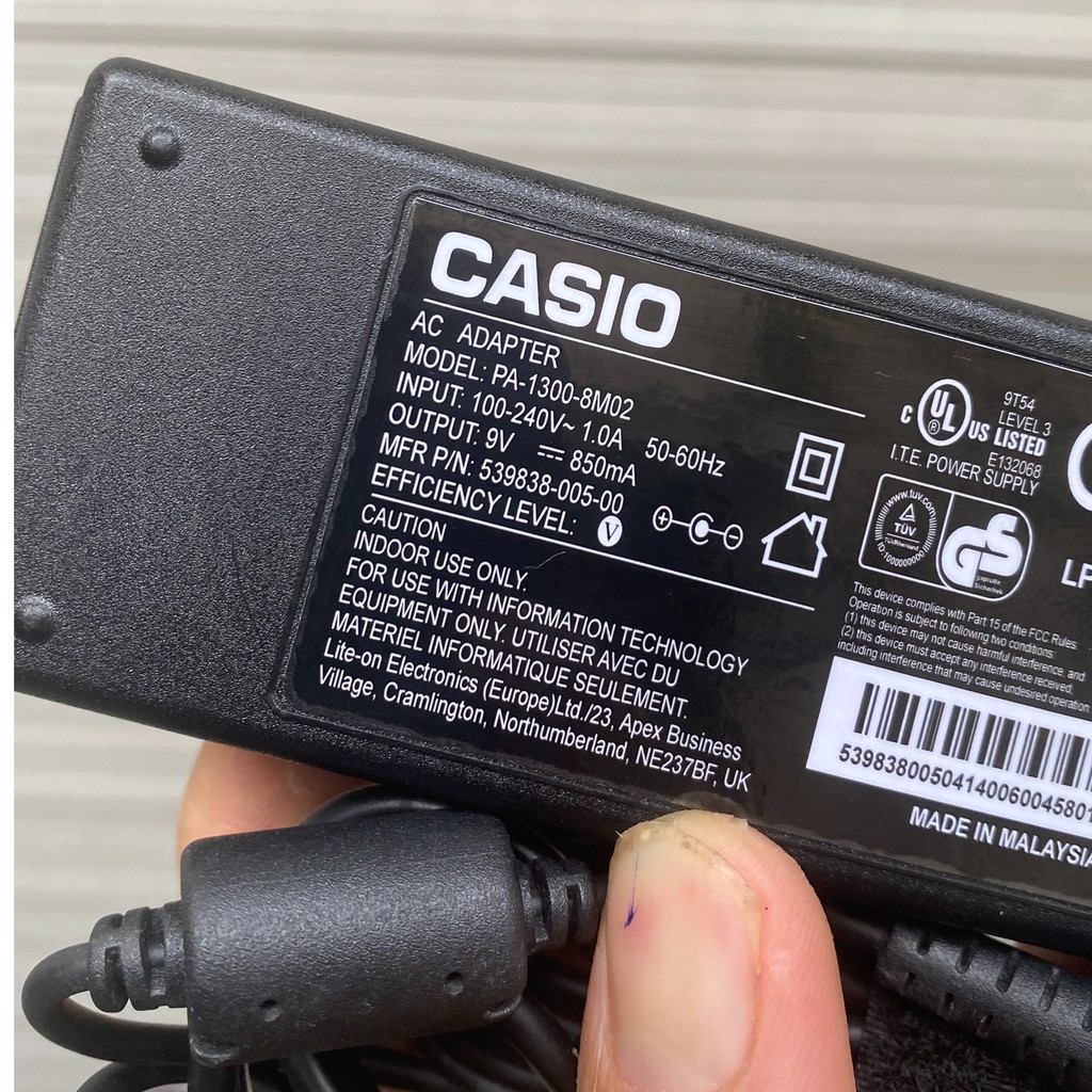 Adapter đàn Organ casio 9V 850mA