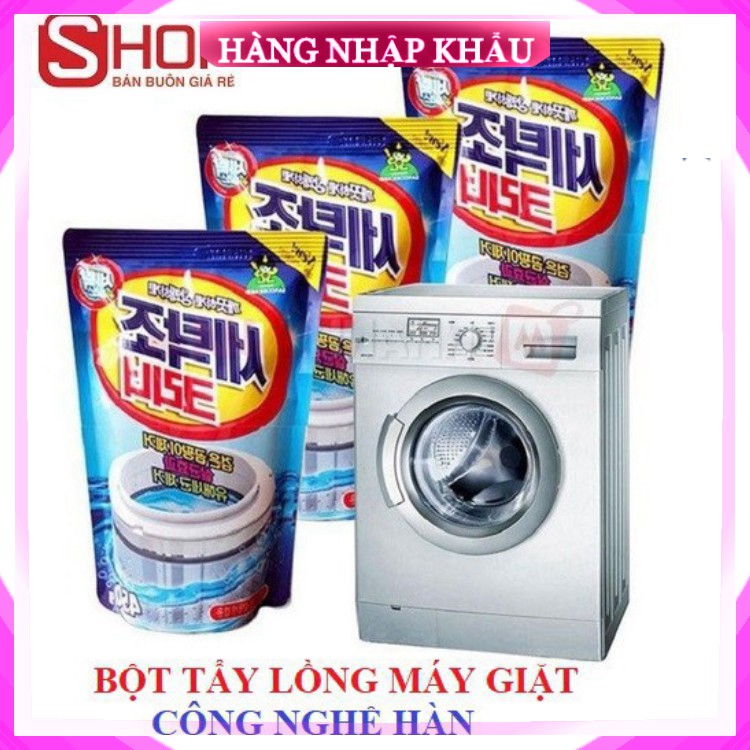 Bột Tẩy Vệ Sinh Lồng Máy Giặt Hàn Quốc Sản Xuất Theo Công Nghệ Nhật Bản Cho Quần Áo Sạch Sẽ