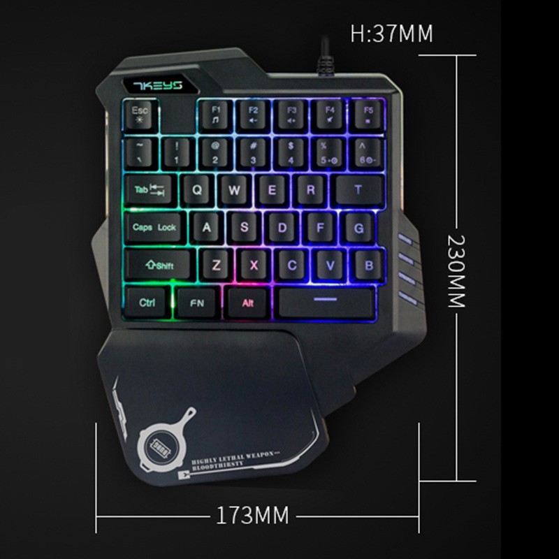 Bàn phím dây g92 kết nối Gaming tích hợp đèn LED RGB