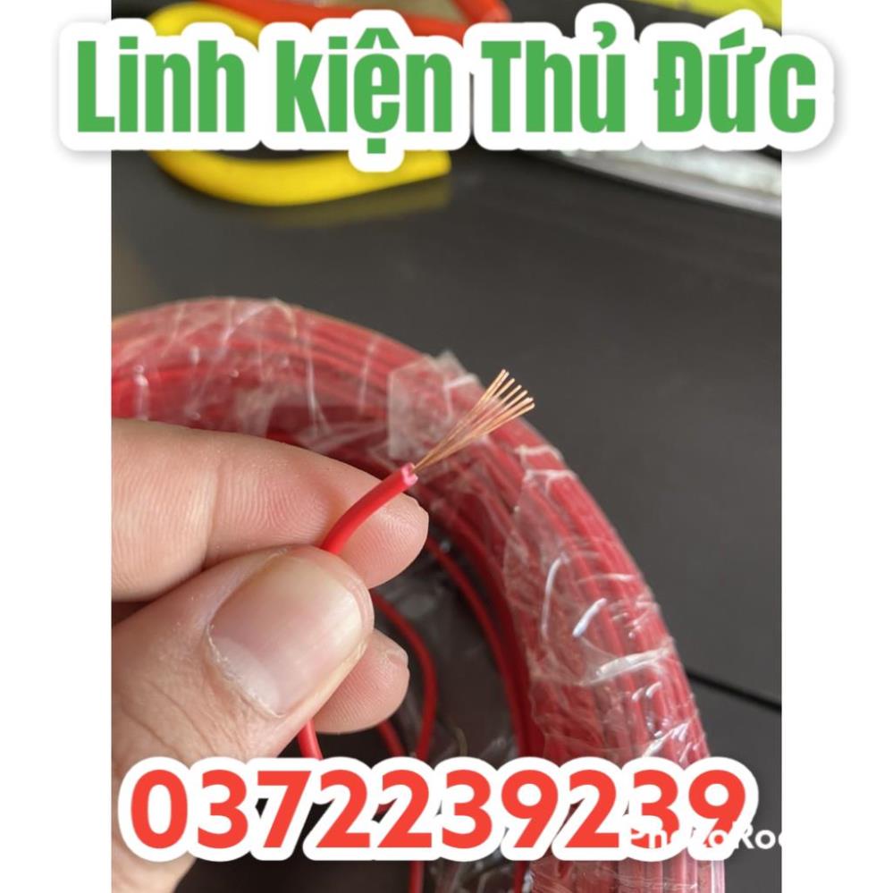 lktd BN. Cuộn 5m dây điện mềm lõi đồng 0.3mm, dùng để đấu mạch, đấu LED, làm điện tử ...