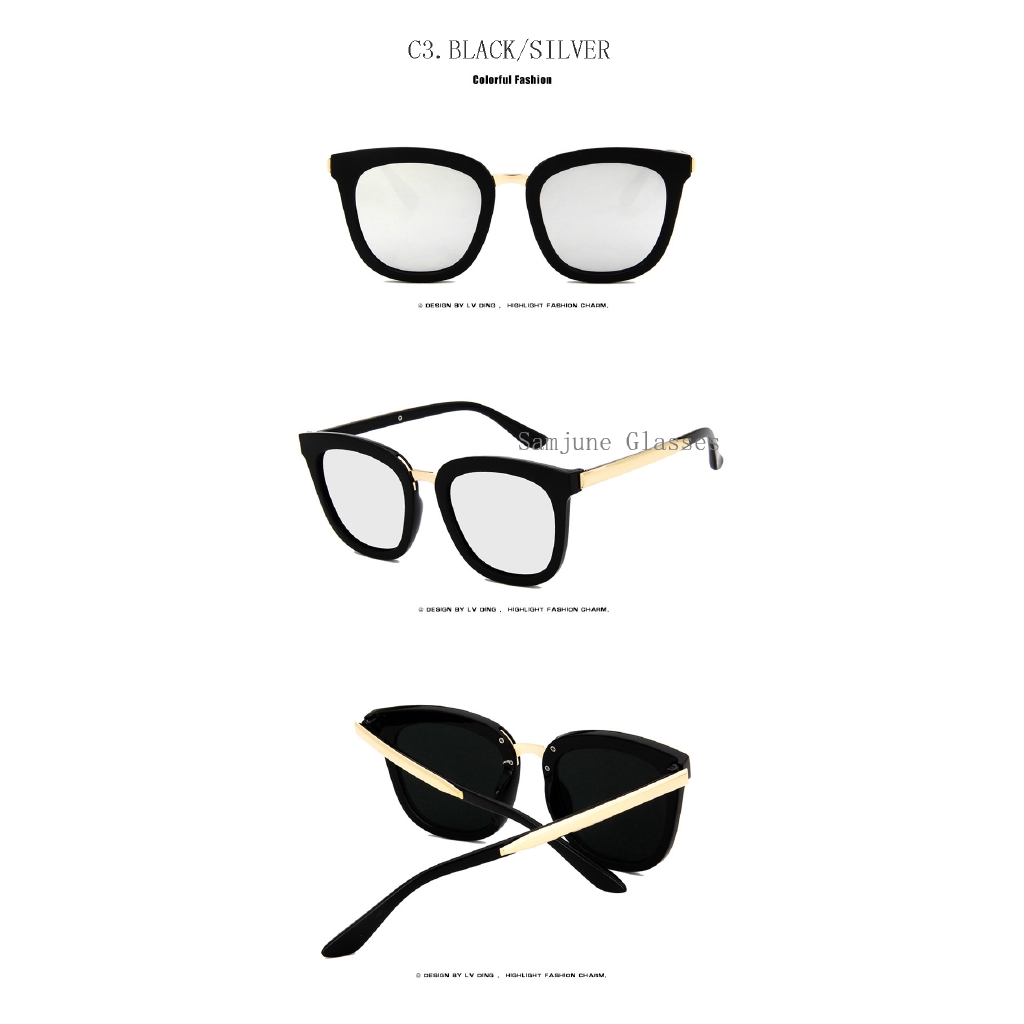 Kính mát Samjune gọng mắt mèo thời trang Vintage cho nữ