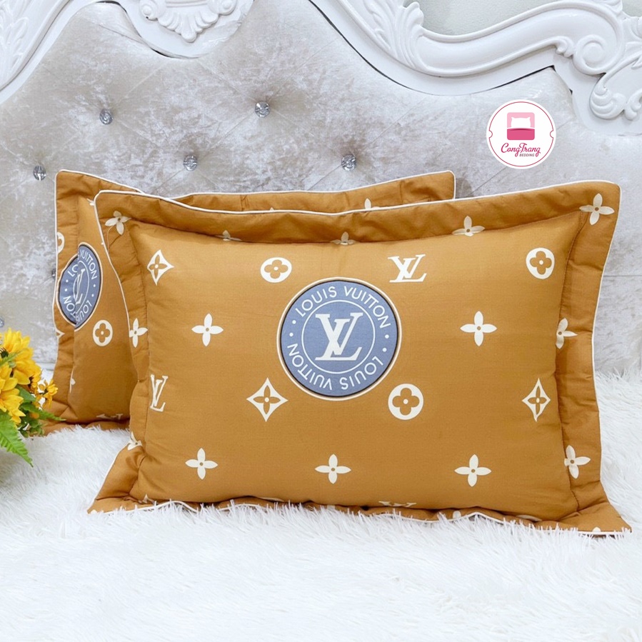 Đôi Vỏ Gối Đầu Cotton Hàn Quốc Loại Dày Đẹp Có Lót Bông - Kích Thước 45cm x 65cm | BigBuy360 - bigbuy360.vn