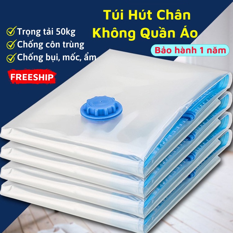 Túi Hút Chân Không Đựng Quần Áo, Túi Bọc Quần Áo Chống Bụi, Bảo Quản Chăn, Ga, Gối Tiện Dụng