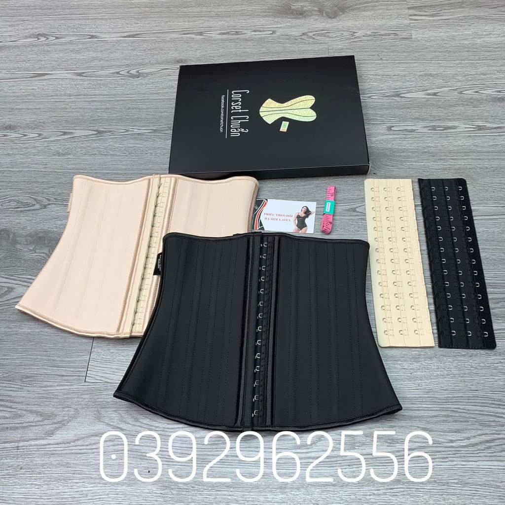 [Tặng thanh nới và liner] Đai nịt bụng Latex 25 xương nhập khẩu Hy Lạp - Gen định hình cao su non cao cấp | BigBuy360 - bigbuy360.vn