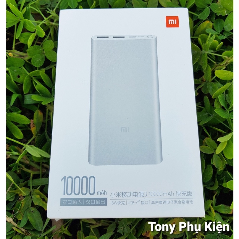 Pin Dự Phòng Xiaomi Gen 3 10000mAh PLM13ZM Bản Sạc Nhanh