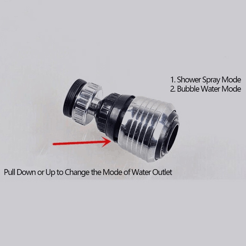 Vòi Lọc Nước Bằng ABS Hai Tốc Độ Tiết Kiệm Nước Thông Dụng Cho Nhà Bếp