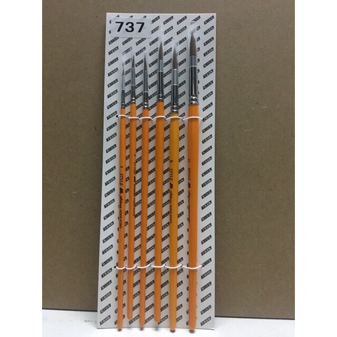 Bộ cọ lông mềm vẽ màu nước - màu acrylic