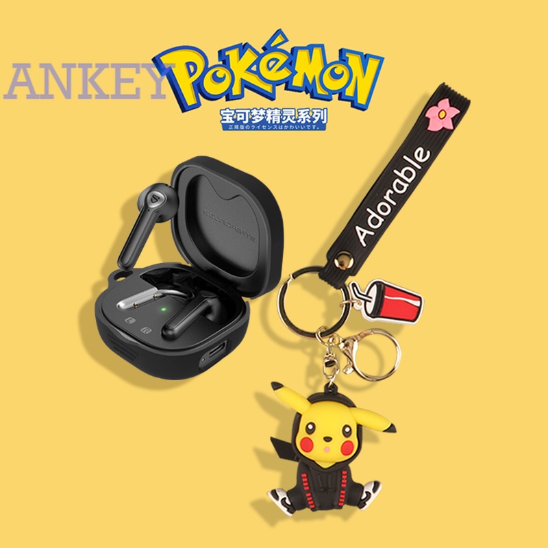 SoundPEATS TrueAir2 / Air2+ Vỏ Bảo Vệ Hộp Sạc Tai Nghe Bluetooth Không Dây Bằng Silicon Hình TWS Dễ Thương Cho