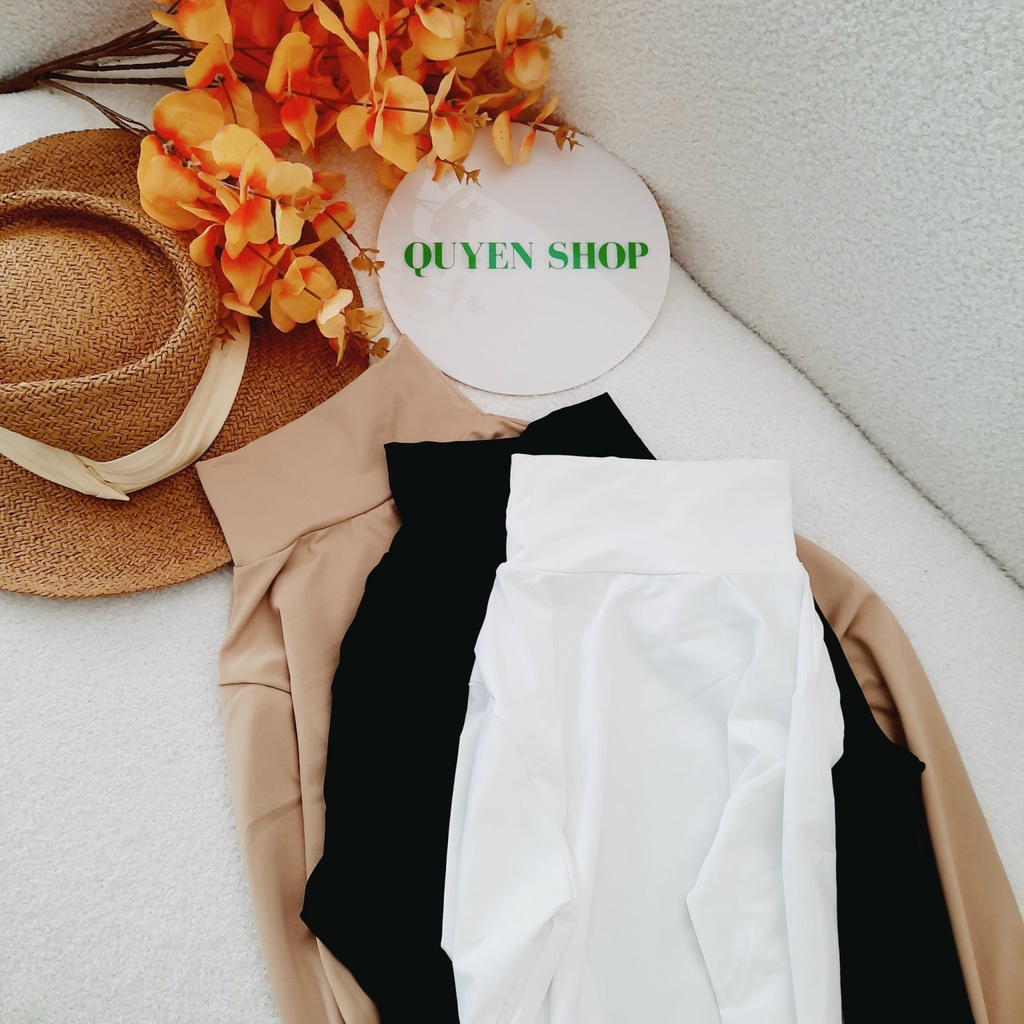 Áo Thun Nữ Cổ Lọ Tay Dài Nữ Hàng Thu Đông - QS QUYEN SHOP