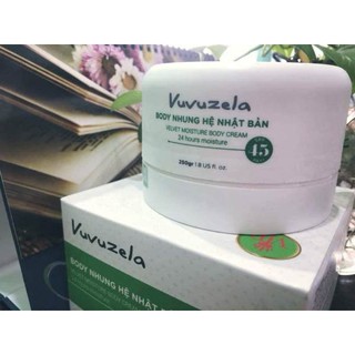 Kem body nhung Vuvuzela dưỡng trắng