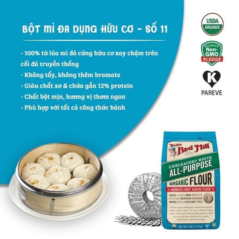 Bột Mì Đa Dụng Hữu Cơ Bob's Red Mill