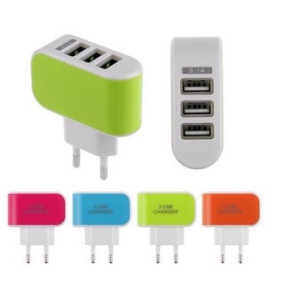 Cốc sạc nhanh 3 cổng usb thế hệ mới