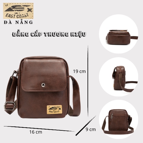 Túi đeo chéo da nam cao cấp thời trang Hàn Quốc chính hãng