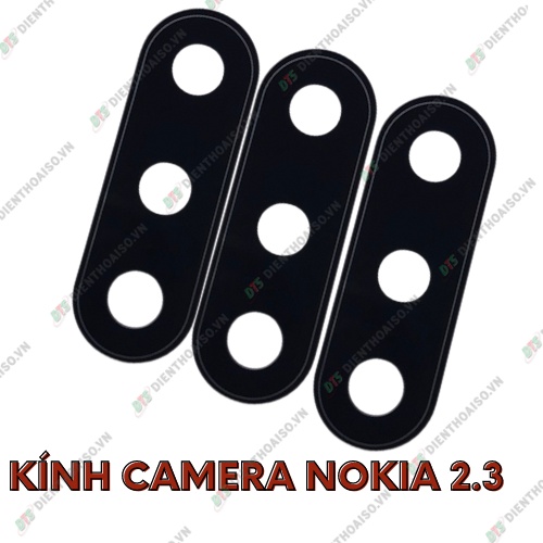 Mặt kính camera nokia 2.3 có sẵn keo dán