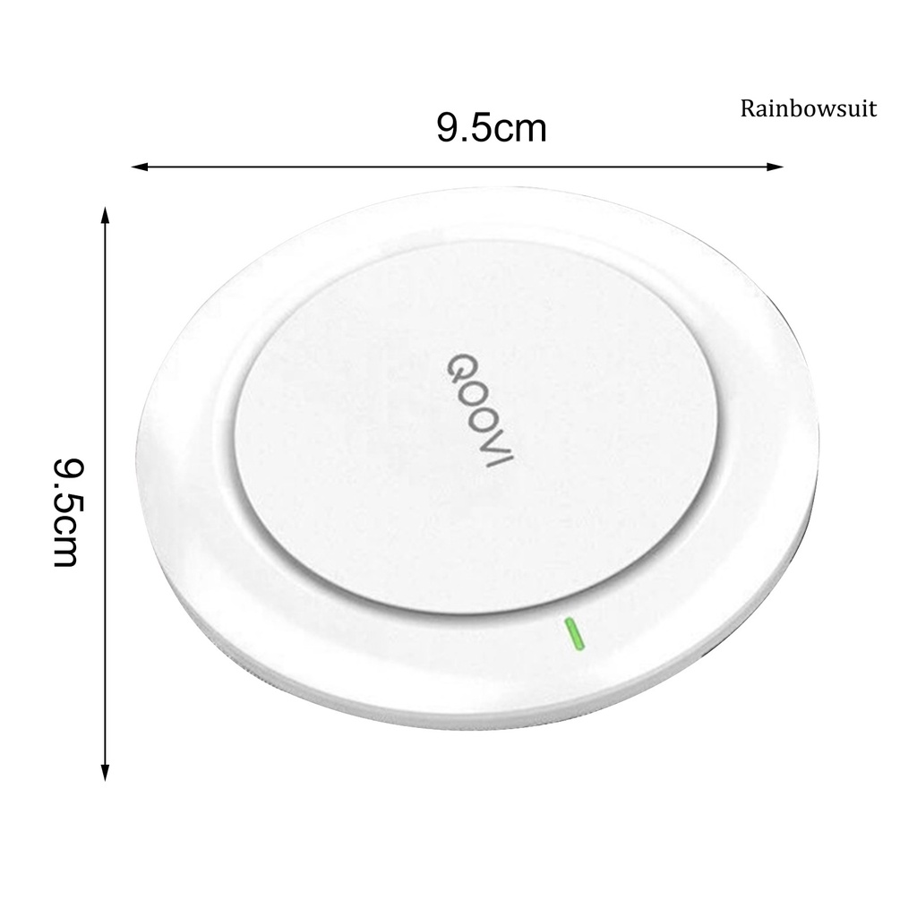 RB- QOOVI WP-105A Wireless Charger Universal 10W 2A Micro USB Fast Charging Pad for Mobile Phone