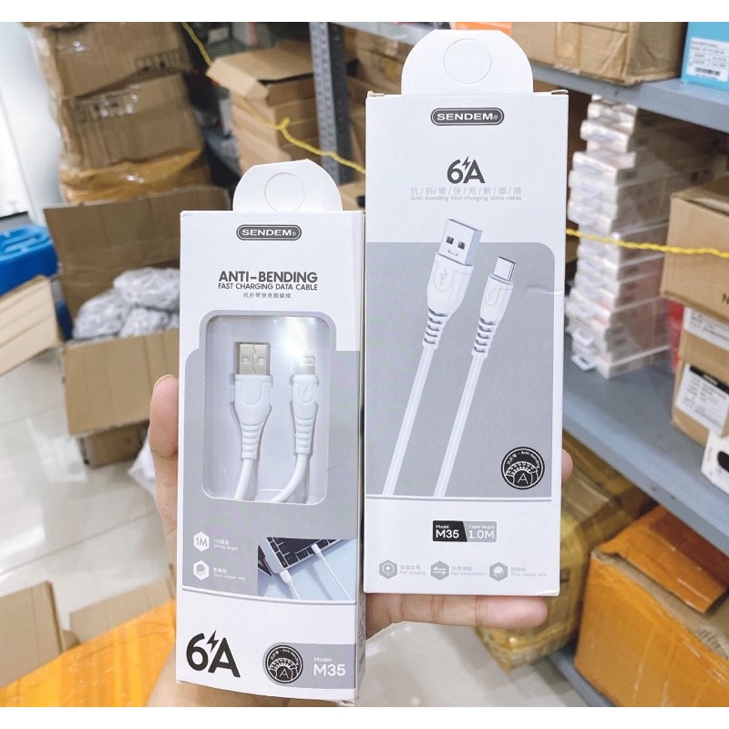 Dây Cáp sạc IP/androi/Type C hàng công ty