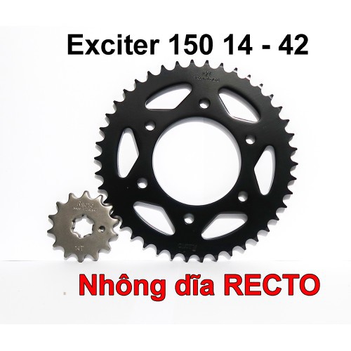Nhông dĩa RECTO Exciter 150 14 - 42 - NDRE1501442