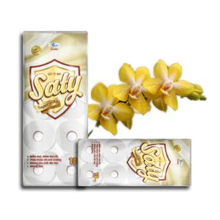 Giấy vệ sinh đa năng Saty 10 cuộn