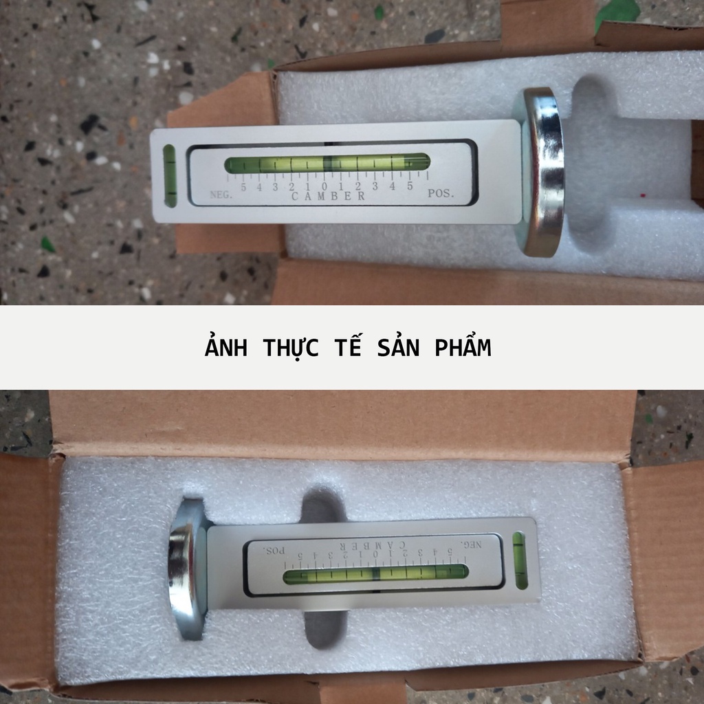 Dụng cụ đo góc camber và góc bánh xe từ tính chính xác chuyên dùng cho xe hơi / xe tải